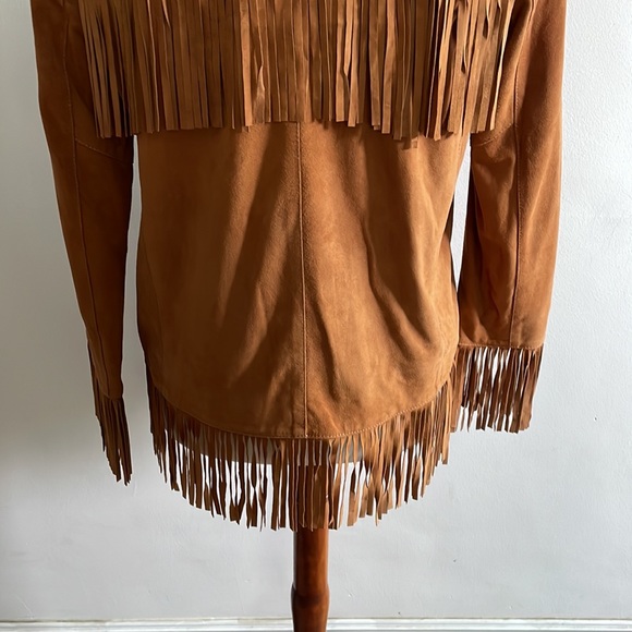Beautiful Suede Fringe Simona Barbieri Jacket - Picture 8 of 12